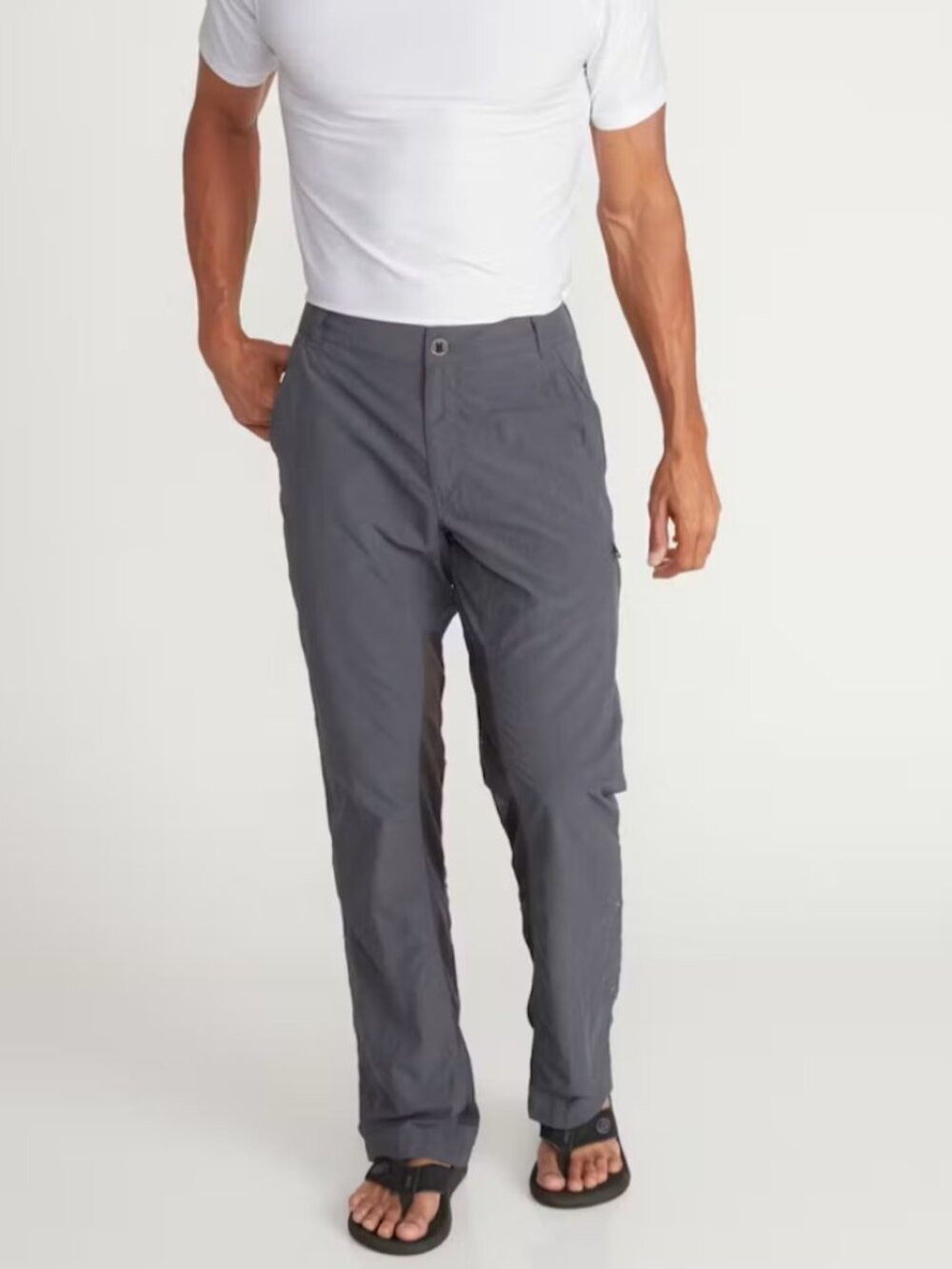 NWT ExOfficio Men's 38 BugsAway Sandfly Pants Carbon Insect Shield UPF 30 Hike